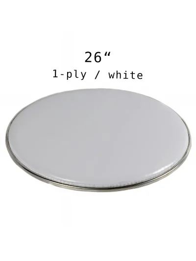 Пластик для барабанів Overtone 26'' DH26SW White 1-ply