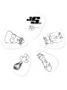Набір медіаторів D'Addario 1CWH4-10JS Joe Satriani Signature White (Medium Gauge)