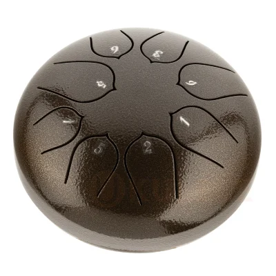Глюкофон Hluru Huashu THD8-6 Bronze 6" (15см) 8 нот Tongue Drum Carbon Steel