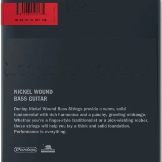 Dunlop DBN30130 Nickel Wound Bass Strings 30-130 | 6-String