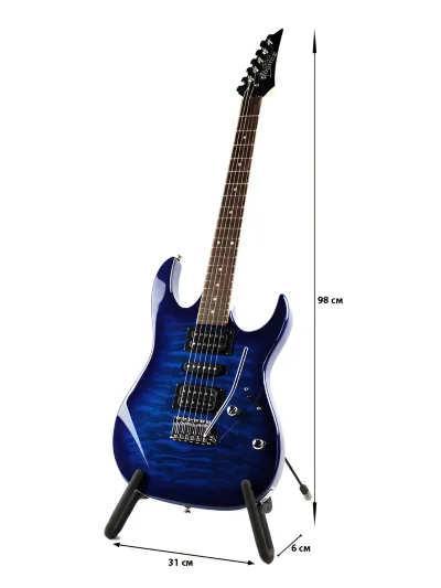 Електрогітара Ibanez GRX70QA TBB
