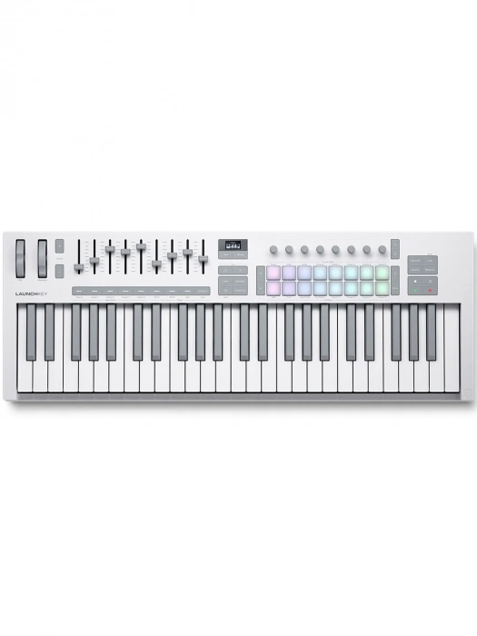 MIDI клавіатура MIDI клавіатура Novation Launchkey 49 MK4 White Edition