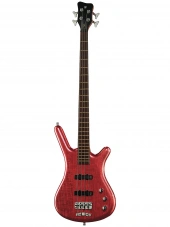 Warwick Teambuilt Pro Series Corvette Ash 4-String A/A (Burgundy Red Transparent Satin)