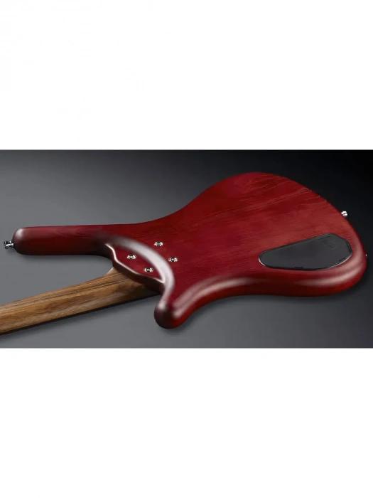 Бас-гітара Бас-гітара Warwick Teambuilt Pro Series Corvette Ash 4-String A/A (Burgundy Red Transparent Satin)
