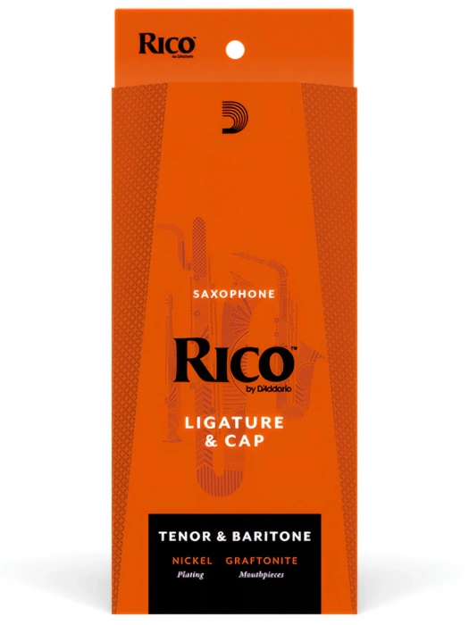 D'Addario RICO RBS1N Ligature & Cap for Baritone Saxophone