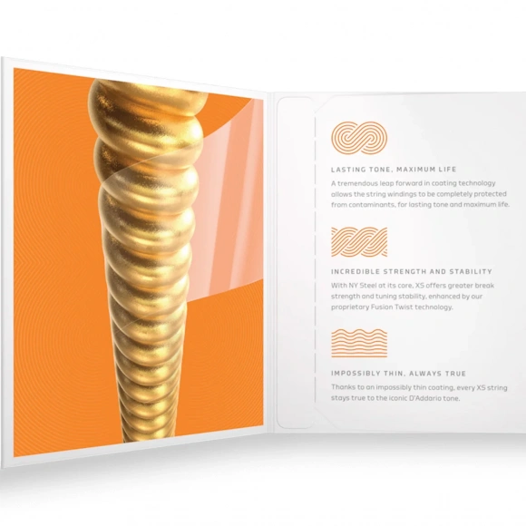 Струни D'Addario XSABR1047 XS 80/20 Bronze Extra Light 10-47 Струни D'Addario XSABR1047 XS 80/20 Bronze Extra Light 10-47
