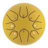 Глюкофон Hluru Huashu THD8-6 Golden 6" (15см) 8 нот Tongue Drum Carbon Steel