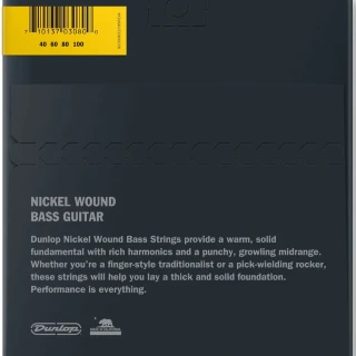 Dunlop DBN40100 Nickel Wound Light 40-100