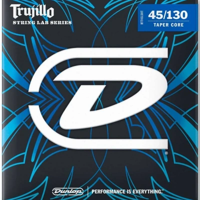 Dunlop RTT45130T Robert Trujillo Stainless Steel Tapered Bass 45-130