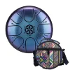 Глюкофон Hluru TCT8-5 Blueberry 5" (13см) 8 нот Tongue Drum Titanium Steel