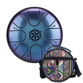 Hluru TCT8-5 Blueberry 5" (13см) 8 нот Tongue Drum Titanium Steel