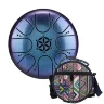 Глюкофон Hluru TCT8-5 Blueberry 5" (13см) 8 нот Tongue Drum Titanium Steel