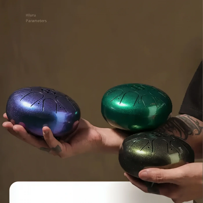 Глюкофон Глюкофон Hluru TCT8-5 Blueberry 5" (13см) 8 нот Tongue Drum Titanium Steel