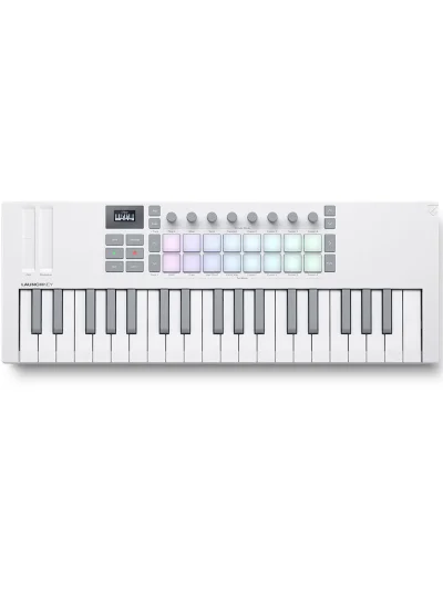 MIDI клавіатура Novation Launchkey Mini 37 MK4 White Edition