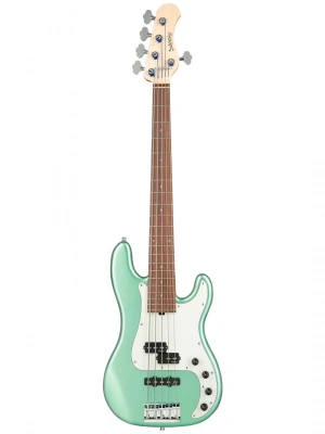 Sadowsky MetroLine 21-Fret Hybrid P/J Bass Alder 5-String (Solid Sage Green Metallic Satin)