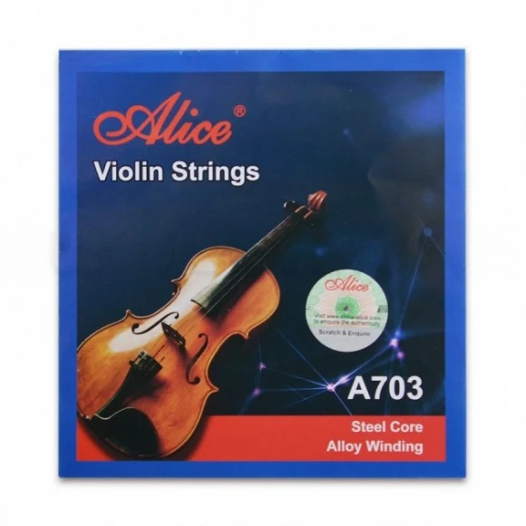 Струни Alice A703 Violin Silver/Nickel