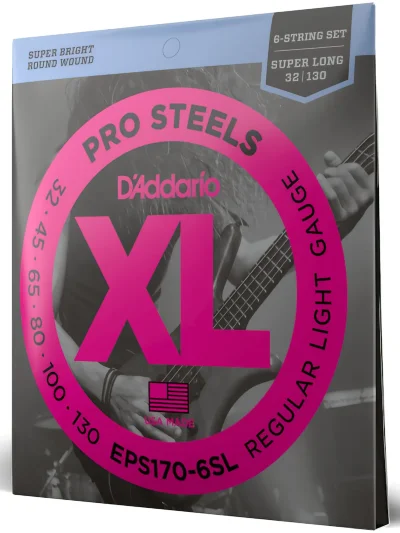 Струни D'Addario EPS170-6SL Prosteels Bass Light 6-String (32-130)