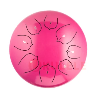 Hluru THL8-12 Pink 12" (30см) 8 нот Tongue Drum Carbon Steel
