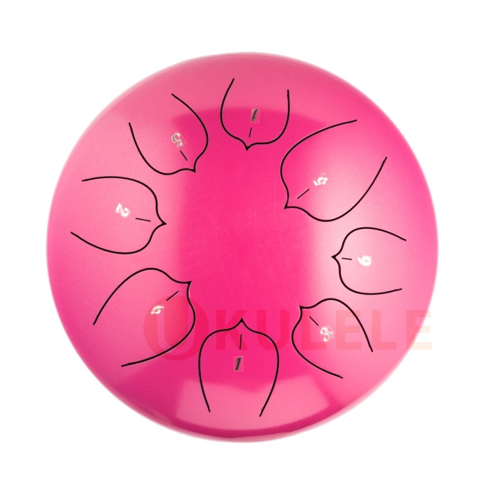 Глюкофон Глюкофон Hluru THL8-12 Pink 12" (30см) 8 нот Tongue Drum Carbon Steel