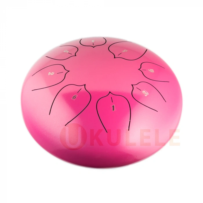 Hluru THL8-12 Pink 12" (30см) 8 нот Tongue Drum Carbon Steel