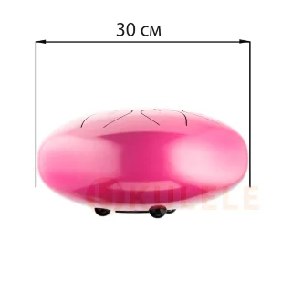Hluru THL8-12 Pink 12" (30см) 8 нот Tongue Drum Carbon Steel