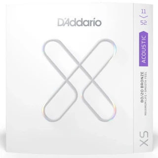 D'Addario XSABR1152 XS 80/20 Bronze Custom Light 11-52