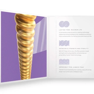 D'Addario XSABR1152 XS 80/20 Bronze Custom Light 11-52