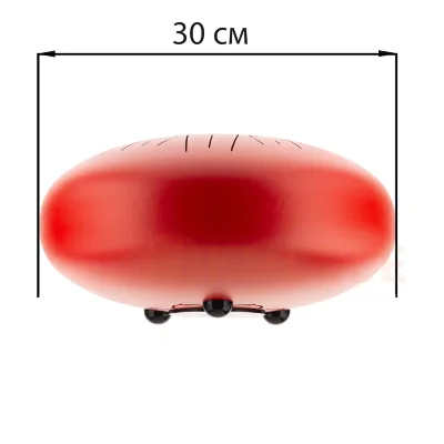 Глюкофон Hluru Huashu TSL13-12 Red Tongue Drum (13notes 12") Carbon Steel