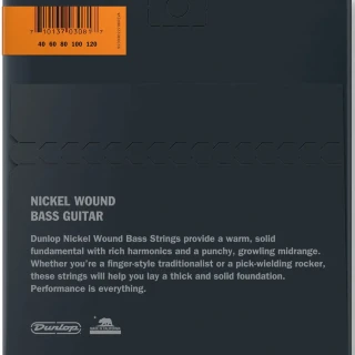 Dunlop DBN40120 Nickel Wound Light 5-String 40-120
