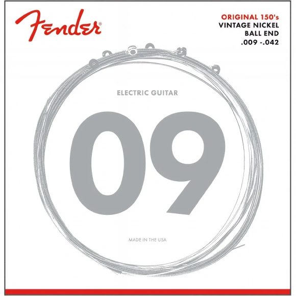 Струни Fender 150L Pure Nickel Guitar String 9-42