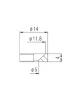 Шайба Paxphil HB005 Neck Joint Bushing (Chrome)