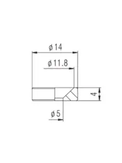 Paxphil HB005 Neck Joint Bushing (Chrome)