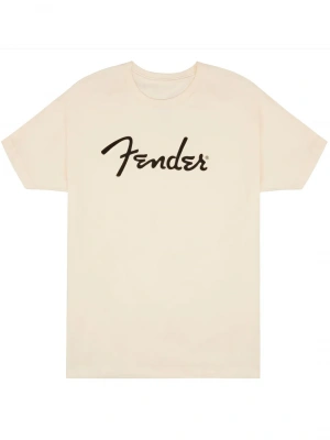 Fender T-Shirt Spaghetti Logo Olympic White M