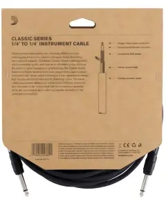 D'addario PW-CGT-10 Classic Series Instrument Cable (3m)