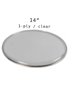 Overtone 14'' DH14SC Clear 1-ply