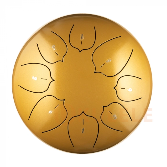 Глюкофон Глюкофон Hluru THL8-10 Deep Yellow 10" (25см) 8 нот Tongue Drum Carbon Steel