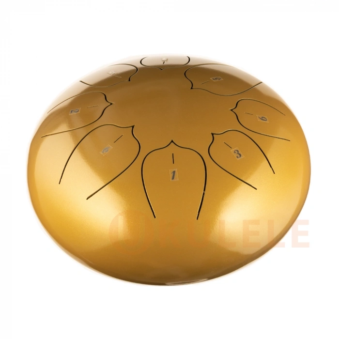 Hluru THL8-10 Deep Yellow 10" (25см) 8 нот Tongue Drum Carbon Steel