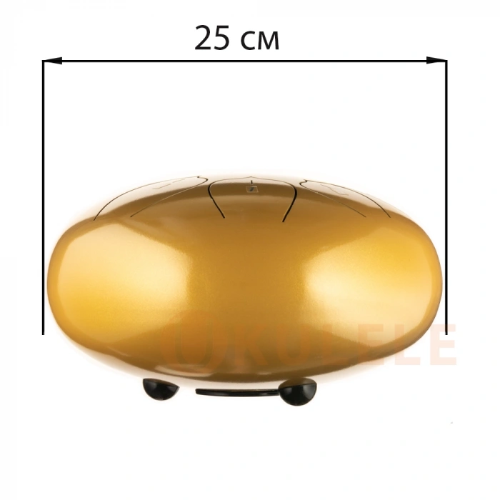 Глюкофон Глюкофон Hluru THL8-10 Deep Yellow 10" (25см) 8 нот Tongue Drum Carbon Steel