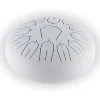 Глюкофон Hluru Huashu TSL13-12 White Tongue Drum (13notes 12") Carbon Steel