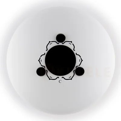 Глюкофон Hluru Huashu TSL13-12 White Tongue Drum (13notes 12") Carbon Steel