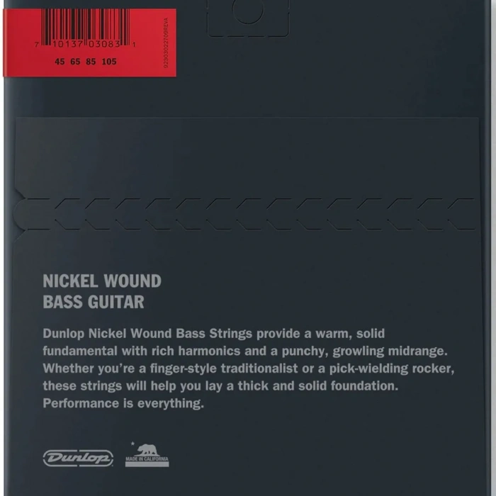 Dunlop DBN45105 Nickel Wound Medium 45-105