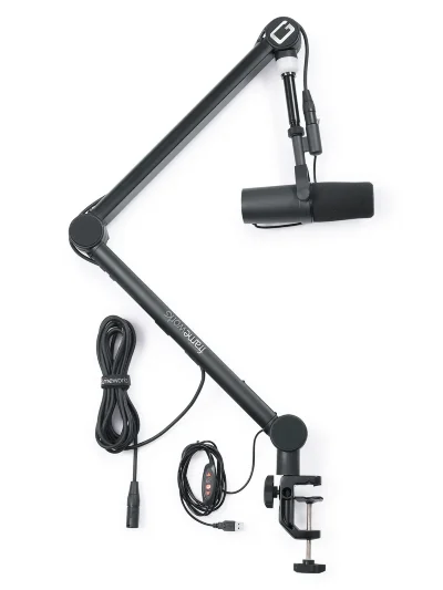Пантограф для мікрофона Gator Frameworks GFWMICBCBM4000 Professional Desktop Mic Boom Stand with Led Light