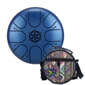Hluru TCT8-5 DarkBlue 5" (13см) 8 нот Tongue Drum Titanium Steel Hluru TCT8-5 DarkBlue 5" (13см) 8 нот Tongue Drum Titanium Steel