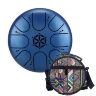 Глюкофон Hluru TCT8-5 DarkBlue 5" (13см) 8 нот Tongue Drum Titanium Steel