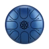 Глюкофон Hluru TCT8-5 DarkBlue 5" (13см) 8 нот Tongue Drum Titanium Steel