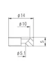 Шайба Paxphil HB007 Neck Joint Bushing (Black)