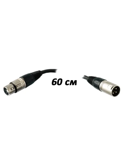 Мікрофонний кабель RockCable RCL30180 D6 Microphone Cable (0.6m)