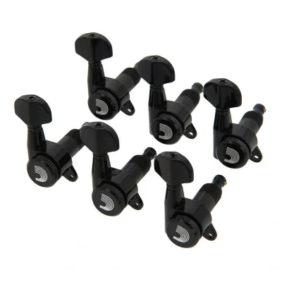 Кілки D'Addario PWAT-6R2 Auto-Trim Tuning Machines (6 in-line Black)