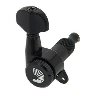 D'Addario PWAT-6R2 Auto-Trim Tuning Machines (6 in-line Black)