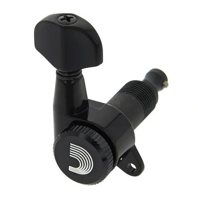 Кілки D'Addario PWAT-6R2 Auto-Trim Tuning Machines (6 in-line Black)